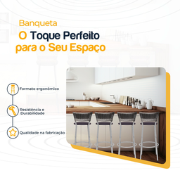 Kit 4 Banquetas Alta Vime Junco Degradê Sacada Àrea Gourmet Balcão Ilha Bancada bar piscina Cozinha - 3