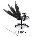 Ver imagem 6 de Cadeira Gamer Xt Racer Viking - Preto/branco, 120kg, 1,90m