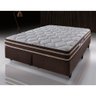 Cama Box King + Colchão Espuma D70-d28 Dupla Face Oakland Marrom - 9
