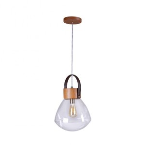 Pendente Lâmpadari Vidro Medio Cristal Madelustre