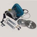 Ver imagem 1 de Serra Mármore Espaçofix C/ 2 Discos 1200w 127v