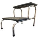 Ver imagem 1 de Escada Clínica de 2 Degraus Tubo 3/4 Inox Piso em Mdf com Antiderrapante