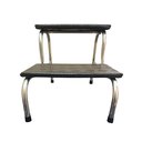 Ver imagem 3 de Escada Clínica de 2 Degraus Tubo 3/4 Inox Piso em Mdf com Antiderrapante