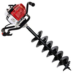 Perfurador De Solo Kawashima ED2 52-BD 52cc Motor 2 Tempos Com Broca Resistente de 80x20cm - 3
