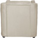 Ver imagem 6 de Kit Namoradeira + 4 Poltronas Decorativas para Sala Mila Suede Cores Pé de Plastico Cromado