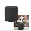 Ver imagem 3 de Kit 2 Puff Decorativo Sala de Estar Quarto Confortável Pés Madeira Viena Cinza