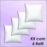 Kit 4 Enchimentos para Almofadas 45x45 - 2