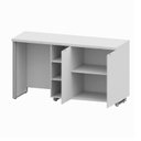 Ver imagem 4 de Aparador Frigobar Embutir Esquerdo Armário 2 Portas com Pés em Metal Corporate