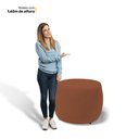 Ver imagem 3 de Kit 02 Puffs Decorativos Living Aisha Orgânico Redondo Veludo Terracota - Desk Design