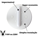 Ver imagem 3 de Ecolight Luminária Econômica - Base Branca Branco - 110v