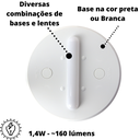Ver imagem 2 de Ecolight Luminária Econômica - Base Branca Branco - 110v