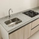 Ver imagem 2 de Pia Cozinha Granito Portinari 120cm Cuba Espaço para Cooktop: Portinari