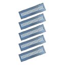Ver imagem 1 de Kit 5 Ralo Grelha Linear e Caixilho Aço Galvanizado 15x50cm
