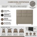 Ver imagem 7 de Cabeceira para Cama Casal Queen Estofada 1,58 ,Mts Alice Vilajo: Suede Crush Cappucino