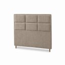 Ver imagem 4 de Cabeceira para Cama Casal Queen Estofada 1,58 ,Mts Alice Vilajo: Suede Crush Cappucino