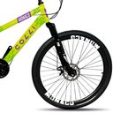 Ver imagem 3 de Bicicleta Colli Mônaco Aro 26 Freio a Disco Quadro 13,5 Amarelo
