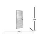 Ver imagem 3 de Porta Basculante Vidro Mini Boreal 210x90cm Brilhante Ecosul Esquadrisul Abertura Direita Branco