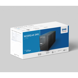 Nobreak Sms Lite 1200va 220v | Entrada 220v~ e Saída 220v~ - Sms - 4