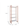 Estante para Livros Industrial 5 Prateleiras 187cmx80cm Porto - 4