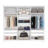 Guarda Roupa MDF com Espelho 6 Portas 4 Gavetas Internas e Pés Itaúnas  - 3