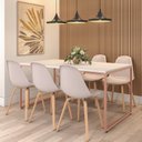 Ver imagem 2 de Mesa de Jantar 8 Lugares Industrial Móveis Belo