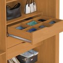 Ver imagem 5 de Guarda Roupa Casal 2 Portas de Correr 6 Gavetas Colis 272 cm Cinamomo Areia Zanz