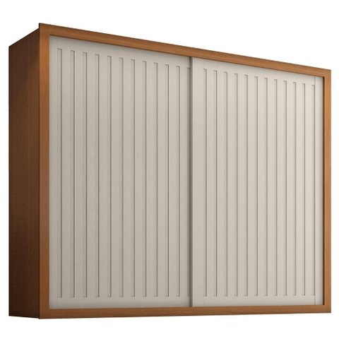 Guarda Roupa Casal 2 Portas de Correr 6 Gavetas Colis 272 cm Cinamomo Areia Zanz