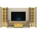 Ver imagem 4 de Home para TV até 90 Polegadas com LED e Espelho e Vidro Reflecta 369,8cm x 217,6cm 100% MDF Luminare