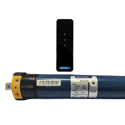 Motor Tubular C/ Controle Remoto P/ Persiana/toldo 10n 23kg 110v - Emteco