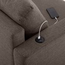 Ver imagem 4 de Sofá 2 Lugares com USB em Linho Antúrio CabeCasa MadeiraOriginals Marrom