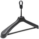 Ver imagem 1 de 12 Cabides de Roupa para Hotel Antifurto Organizador Social Reforçado Adulto Plástico Preto