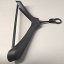 Ver imagem 2 de 12 Cabides de Roupa para Hotel Antifurto Organizador Social Reforçado Adulto Plástico Preto