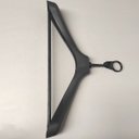 Ver imagem 5 de 12 Cabides de Roupa para Hotel Antifurto Organizador Social Reforçado Adulto Plástico Preto