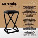 Ver imagem 6 de Banqueta Z Alta 80 Cm Industrial Cozinha Moderno Corino Cor:caramelo