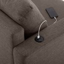 Ver imagem 4 de Sofá 3 Lugares com USB em Linho Antúrio CabeCasa MadeiraOriginals Marrom