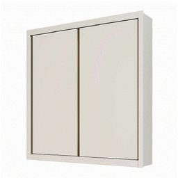 Guarda Roupa Zurique 2 Portas 100% Mdf Branco - Móveis Europa - 3