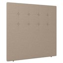 Ver imagem 1 de Cabeceira Cama Box Solteiro Luana 90cm Linho Bege