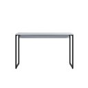 Ver imagem 3 de Mesa para Escritório Star 120cm Industrial Espresso Móveis Branco E Preto