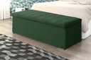 Ver imagem 2 de Calçadeira Baú Vitoria 120 cm Suede Verde