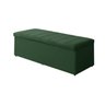 Calçadeira Baú Vitoria 120 cm Suede Verde - 1