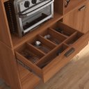 Ver imagem 3 de Armário de Cozinha Pulse 12 Portas 3 Gavetas Jequitibá - Lukaliam