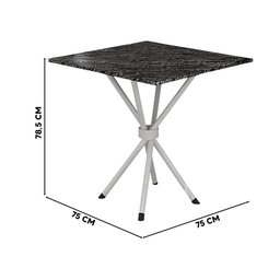 Mesa de Jantar 4 Cadeiras Branco Fortaleza Shop Jm - 4