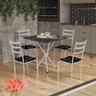 Mesa de Jantar 4 Cadeiras Branco Fortaleza Shop Jm - 1