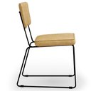Ver mais imagens de Kit 6 Cadeiras Decorativa Estofada para Sala de Jantar Allana L02 Couríssimo Casco Fendi - Lyam Deco