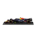 Ver imagem 2 de Quadro 1.4 Decorativo F1 Rb19 Artesanal Fibra de Vidro e Polietileno Verstappen 2022 Azul G53 - Gran