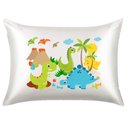 Ver imagem 1 de Fronha de Cetim Dinossauro Cute 1 Infantil