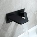 Ver imagem 3 de Torneira Banheiro e Lavabo de Parede Monocomando - Preta