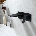 Ver imagem 4 de Torneira Banheiro e Lavabo de Parede Monocomando - Preta