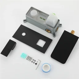 Torneira Banheiro e Lavabo de Parede Monocomando - Preta - 7 Torneira Banheiro e Lavabo de Parede Monocomando - Preta - 7