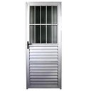 Ver imagem 1 de Porta com Postigo 2,10 x 0,80 Direita Alumínio - JANELLOT